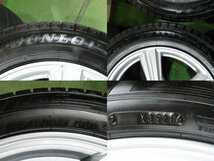 4本 社外 17インチ 7J +48 5H PCD100 スタッドレス ダンロップ ウインターマックス 03 2021年 195/60R17 ライズ ロッキー ※ガソリン車不可_画像7