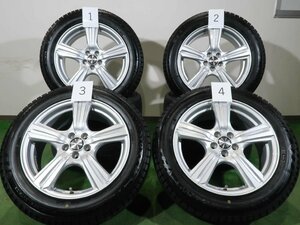 4本 社外 17インチ 7J +48 5H PCD100 スタッドレス ダンロップ ウインターマックス 03 2021年 195/60R17 ライズ ロッキー ※ガソリン車不可