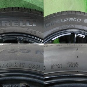 4本 WORK EMOTION CR Kiwami 17インチ 7J +47 5H 114.3 ラジアル ピレリ CintuRato P1 215/60R17 C-HR エスティマ エルグランド オデッセイの画像7