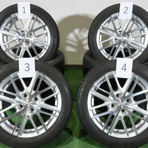 4本 エコフォルム 15インチ ホイール 5.5J+42 4H 100 スタッドレス BRIDGESTONE ブリザック VRX3 2021年 175/55R15 ルーミー タンク トールの画像1