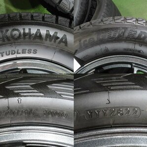 4本 社外 16インチ 6.5J +35 114.3 スタッドレス ヨコハマ アイスガード G075 2022年 215/70R16 デリカD5 アウトランダー エクリプスクロスの画像7