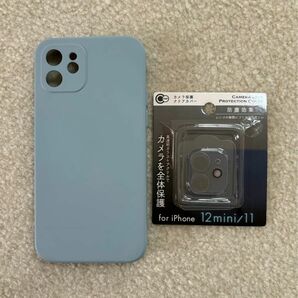 iPhone11 ケース　カメラ保護クリアカバー　セット