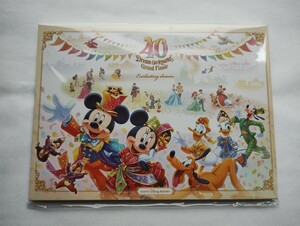 東京ディズニーリゾート40周年　グランドフィナーレ　ディズニーリゾートライン　フリーきっぷ　台紙付き