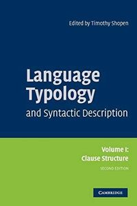 [A12281742]Language Typology and Syntactic Description (Language Typology &