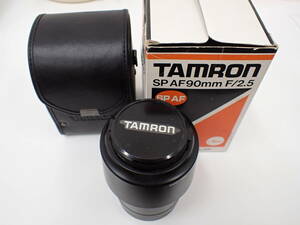 1060★ タムロン TAMRON SP AF90mm F/2.5 φ52mm 1:2(0.39m) カメラ レンズ 動作未確認　ジャンク品