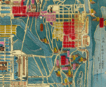 古地図　京都府区組分細図（明治12年）　拡大印刷　111×162cm　_画像6