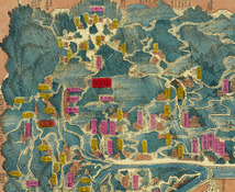 古地図　京都府区組分細図（明治12年）　拡大印刷　111×162cm　_画像8