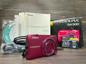 Nikon ニコン COOLPIX S6300 コンパクトデジタルカメラ 元箱付き #37