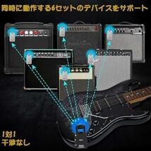 ★GWS-8★ Getaria GWS-8 ギターワイヤレスシステム 送受信機 280°回転 1対多 USB-C充電式 トランスミッター＆レシーバー_画像4