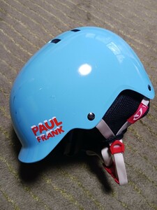 ジロー ブルー　GIRO ジュニア用ヘルメット　スキー　スノーボード用　ポールフランク　オマケとしてゴーグル付き　ゴーグルの方が綺麗です
