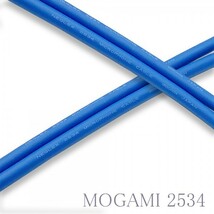 【送料無料】MOGAMI(モガミ)2534 RCAオーディオラインケーブル RCAケーブル ２本セット (ブルー, 75cm)　①_画像2