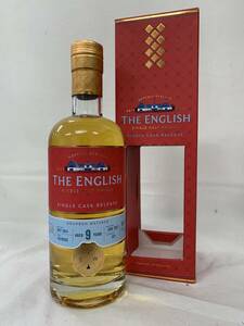 【稀少　イングランドウイスキー】THE ENGLISH ザ　イングリッシュ　シングルモルトウイスキー9年　2011-2021 700ml 59.7% 箱付