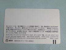 ③未使用テレフォンカード 小比類巻かほる 昭和シェル石油 50度数×1枚 500円分 テレカ NTT_画像4