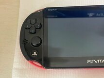 　SONY　ソニー　PSVITA　プレイステーションヴィータ　ピンクブラック　本体　バリューパック　16GBメモリ付き　ソフト起動確認済　_画像2