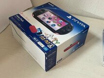 　SONY　ソニー　PSVITA　プレイステーションヴィータ　ピンクブラック　本体　バリューパック　16GBメモリ付き　ソフト起動確認済　_画像9