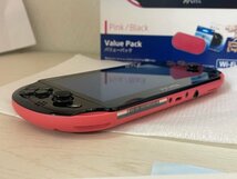 　SONY　ソニー　PSVITA　プレイステーションヴィータ　ピンクブラック　本体　バリューパック　16GBメモリ付き　ソフト起動確認済　_画像6