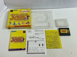 1円スタート　SNK　NGP　ネオジオポケット　箱説明書付き　 接点洗浄済 　起動OK　クルクルジャム　COOL COOL JAM