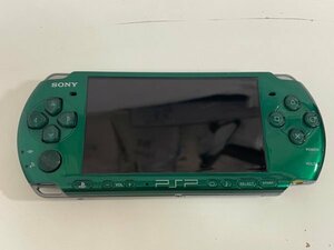 美品　動作確認済　SONY　ソニー　PSP　プレイステーションポータブル　本体　3000番　スピリティッド グリーン　メモリーカード付き