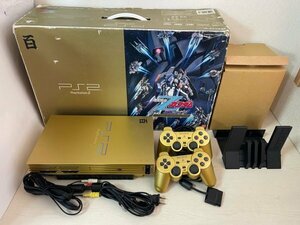 動作確認済　SONY　PS2　プレイステーション2　 機動戦士Zガンダム 百式 ゴールドパック 　本体　箱ケーブルスタンドメモリーカード付き
