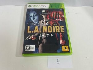 Xbox 360 動作確認済 L.A.ノワール SAKA5