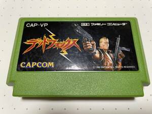 ☆FC レア 希少 美品 人間兵器 デッドフォックス カプコン CAPCOM アクション シューティング ☆動作確認済 端子・除菌清掃済 同梱可