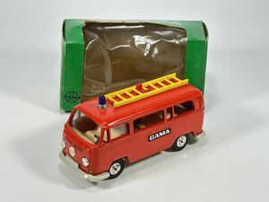 (s808) MINI GAMA 9487 VW FEUERWEHR GERATEWAGEN ミニカー 当時物