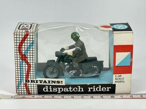 (s820) BRITAINS LTD 9698 DISPATCH RIDER ミニカー バイク 当時物 