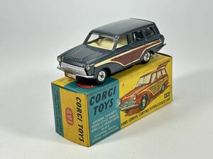 (s841) CORGI TOYS 491 FORD CONSUL CORTINA SUPER ESTATE CAR コーギー ミニカー 当時物 