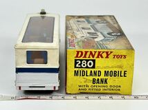 (s890) DINKY TOYS 280 MIDLAND MOBILE BANK ディンキー ミニカー 当時物 _画像3