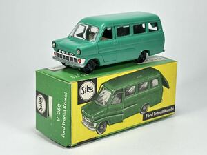 (s906) Siku SUPER-SERIE ZINKGUSS V268 Ford Transit Kombi ジク ドイツ製 ミニカー 当時物 