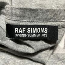 国内正規品 21ss RAF SIMONS ラフシモンズ　Chimes Of Freedom Tシャツ グレー M_画像7