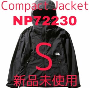 【新品未使用】ノースフェイス コンパクトジャケット ブラック　S