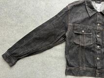 黒! 90s Calvin Klein USA製 デニム ジャケット 先染め ブラック ☆ 80s levis 501 505 70505 パンツ Gジャン tシャツ ビンテージ_画像5