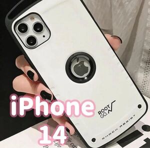 iPhone14 スマホケース 耐衝撃 衝撃吸収 ホワイト スマホカバー 白 ハード アウトドア ユニセックス