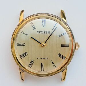 シチズン 4-012925K カラトラバ クルドパリベゼル 手巻き ゴールドケース ヴィンテージCITIZEN ヴィンテージ アンティーク