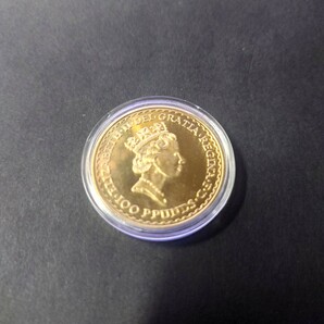 イギリス ブリタニアコイン ゴールド GOLD 金 金貨 ゴールドコイン ブリタニア金貨 1/2オンス 24kの画像2