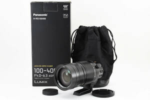 ★☆ 極上品！ Panasonic パナソニック LEICA DG VARIO-ELMAR 100-400mm F4.0-6.3 ASPH. POWER O.I.S. H-RS100400 箱付 ★☆