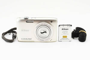 ★☆ Nikon ニコン COOLPIX S3100 シャンパンシルバー【故障品】【部品取り】★☆