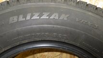 [石] 175/70R13 82Q BS ブリザック VRX3 4本SET 2021年製 LTタイヤ 冬タイヤ スタッドレス 個人宅不可 北海道発 ■ 中古品 タイヤ ■_画像5