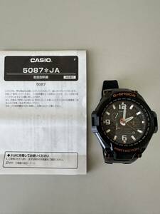 CASIO カシオ G-SHOCK Gショック 5087 GW-4000 稼働品　説明書付　中古品【6379】