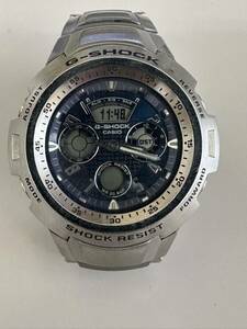 CASIO カシオ G-SHOCK RESIST 3344 G-701D シルバー　腕時計 説明書付　稼働品　中古品【6550】