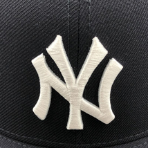 【中古】NEW ERA 59FIFTY Long Blim Hat NewYork Yankies ネイビー サイズ59.6cm　ニューエラ[240024454665]_画像6