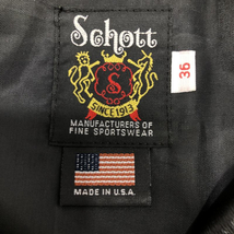 【中古】SCHOTT ラムレザー ダブルライダースジャケット サイズ36　7525 228US　ショット[240024455231]_画像5