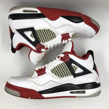 【中古】NIKE AIR JORDAN 4 RETRO OG FIRE RED 25.5cm DC7770-160 ナイキ エアジョーダン ファイヤレッド[240024457089]_画像5