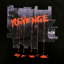 【中古】KISS 90s Hanesボディ REVENGE 両面プリントTシャツ サイズXL ブラック キッス バンド[240024455898]_画像4