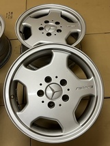 中古ホイール４本セット(メルセデスベンツ AMG W202 クラシック メルセデスベンツ SL 1042 7J×15H2ET37 PCD112 イタリア製 MERCEDES-BENZ _画像4