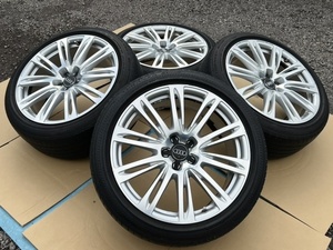 ホイール付タイヤ４本セット 本物のアウディ A7 A8 ドイツ製 9J×20H2ET37 PCD112 245/45/20 BRIDGESTONE TURANZA 2020 AUDI A8 A7 