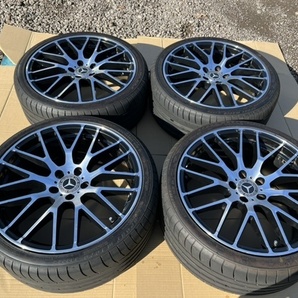 ホイール付タイヤ４本セット MERCEDES-BENZ AMG BBS メルセデスベンツ W218 W205 W222 Cクラス、Sクラス等用のほぼ新品タイヤです。9.5Jの画像8