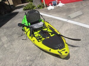#USED 10ft fishing kayak total length : approximately 310cm * shipping is is not possible 