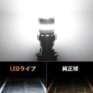 OXILAM T16 LED バックランプ 爆光 T16 バックランプ キャンセラー内蔵 Canbus T15 W16W 無極性 バックランプ ホワイト (2個入)の画像5